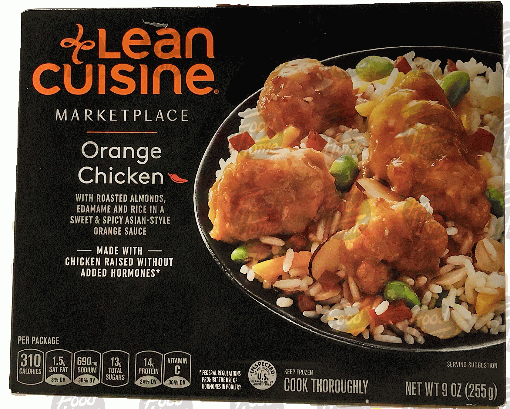 Stouffer's Lean Cuisine marketplace; orange chicken w/roasted almonds, edamame and rice Full-Size Picture